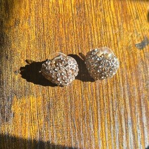 Vintage Heart Stud Earrings